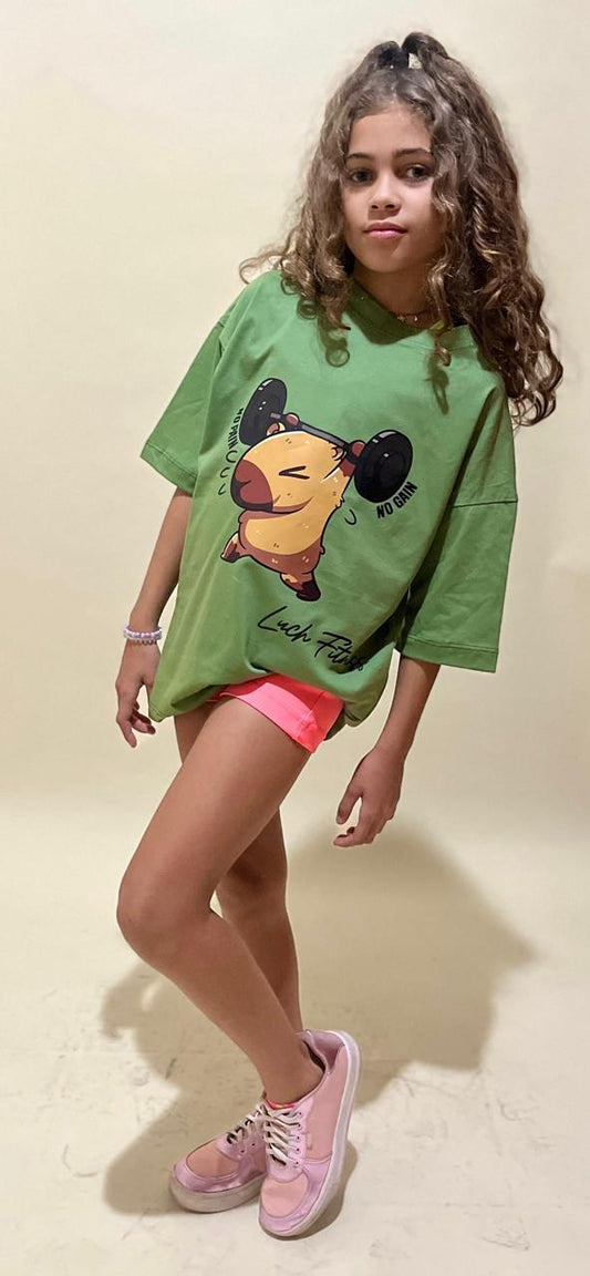 Camisa Kids Over oversized