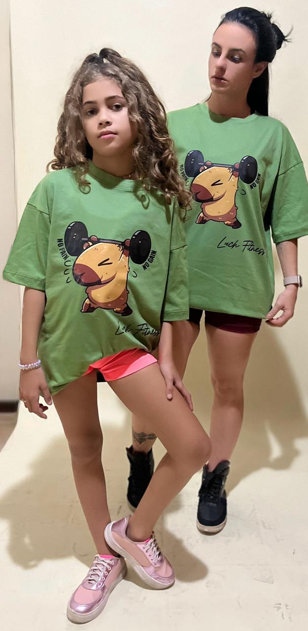 Camisa Kids Over oversized